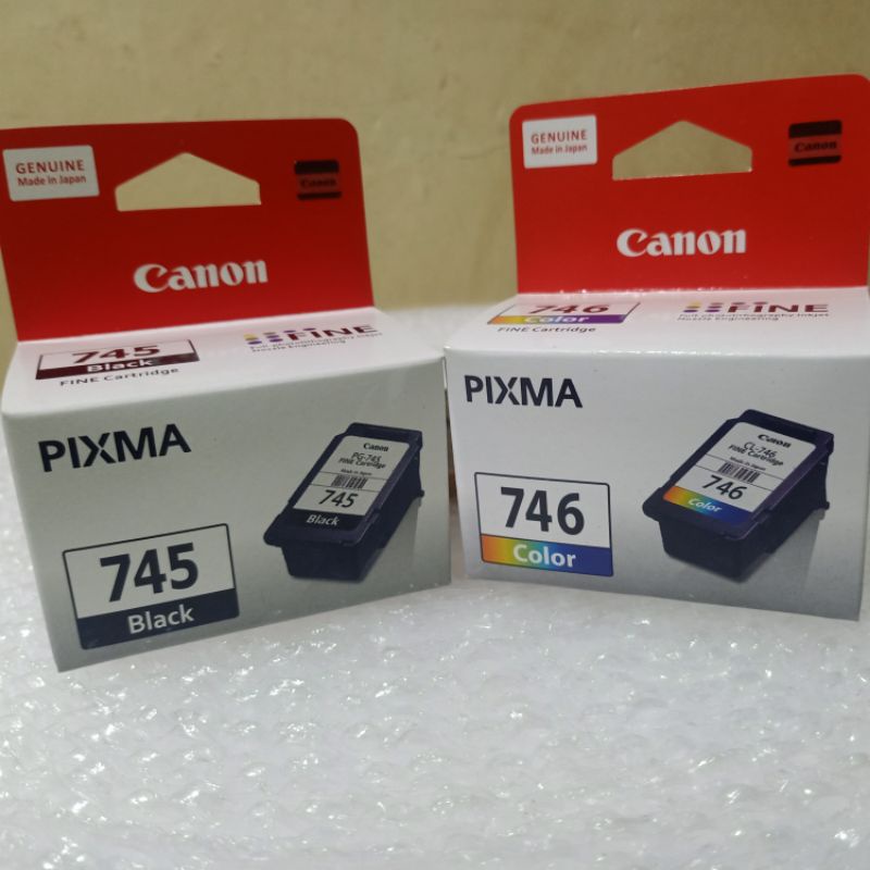 Paket Tinta Printer Canon 745 & 746 Original