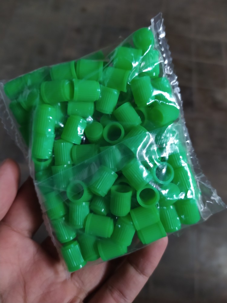 Tutup Pentil Nitrogen Hijau ( 1 Pack Isi 100pcs)