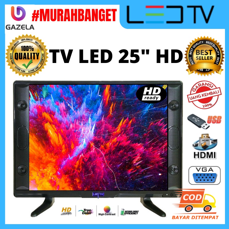 TV LED 25 inch HD Ready Gazela TV MURAH (GZL25SR)