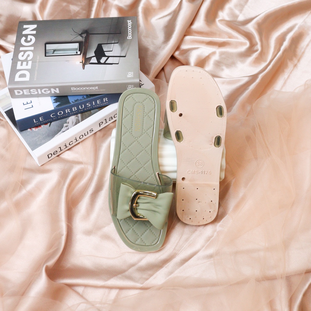 Alara Sandal Selop Wanita Slip On Teplek - Demorin