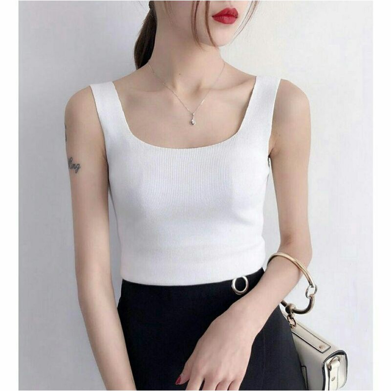 Korean Square neck Tank top
