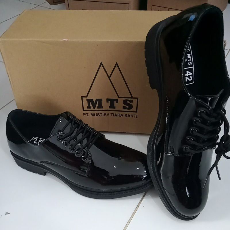 Sepatu PDH tni polri terbaru Kilat jatah ( Mts,Maas dan mabes TNI)