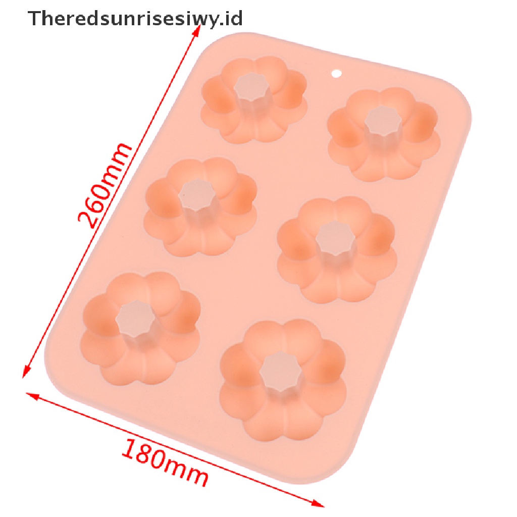 # Alat Rumah Tangga # Cetakan Kue Donat Dessert 6 Kisi Bahan Silikon