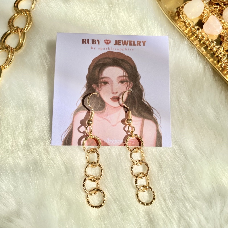 ETOILE EARRINGS DROP // Anting Gantung Anting Panjang Anting Korea Anting Lucu Anting Silver Anting 