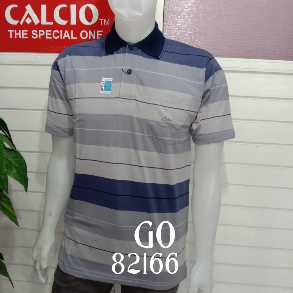 gos CALCIO+ 100% Original POLO SHIRT PRIA CASUAL Branded BK1