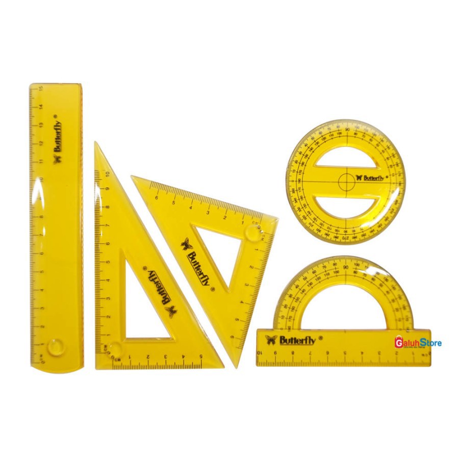 Scale Ruler Penggaris set Butterfly BT-500