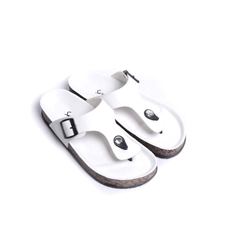 Sandal slide model Japit Puyuh wanita kekinian