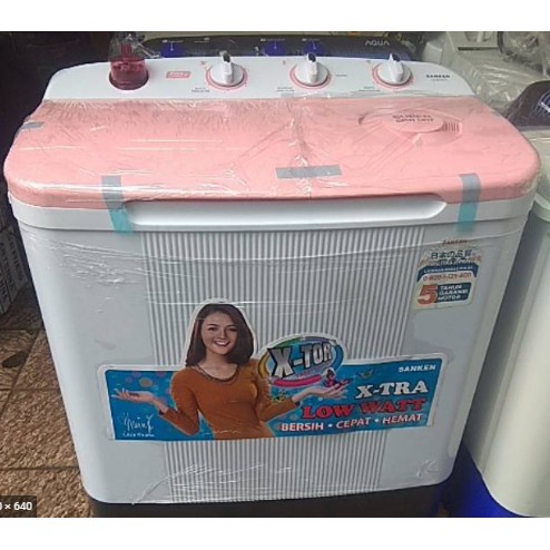 MESIN CUCI SANKEN TW8660ETG GARANSIN RESMI TERMURAH