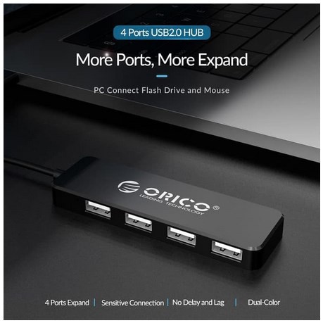 ORICO FL01 4 Port USB 2.0/ USB HUB Expansion fl 01 fl-01