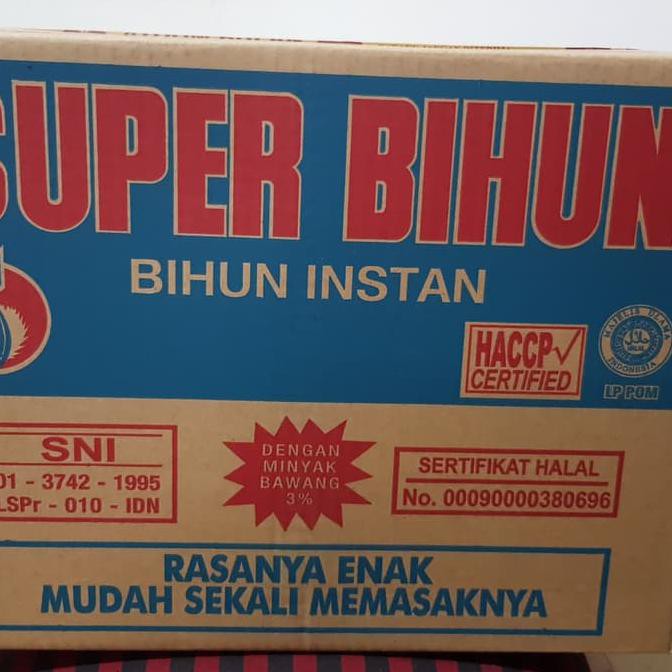 

Terlaris# Super Bihun Kuah - 1 Dus Isi 30 Pak