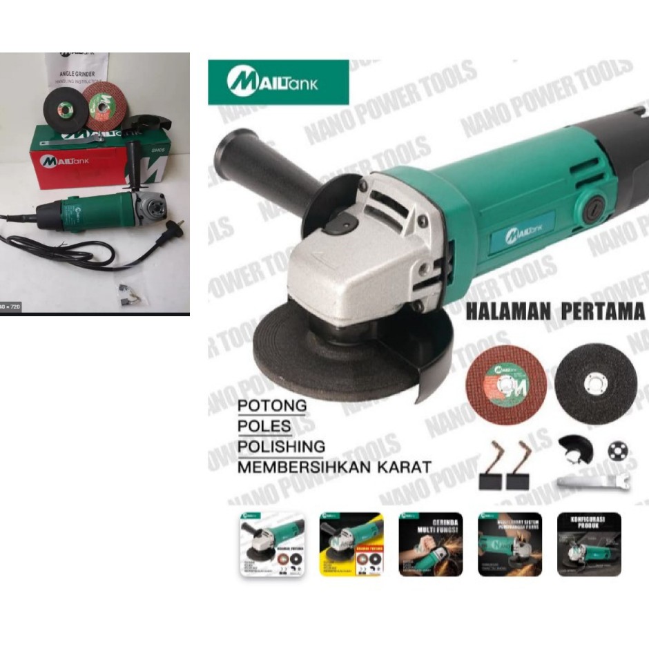 P008 Gerinda Tangan MailTank