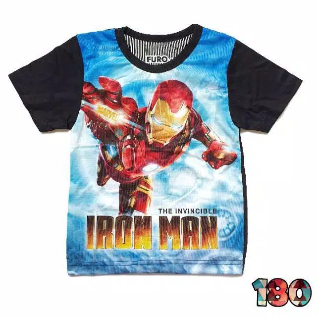 Kaos anak iron man