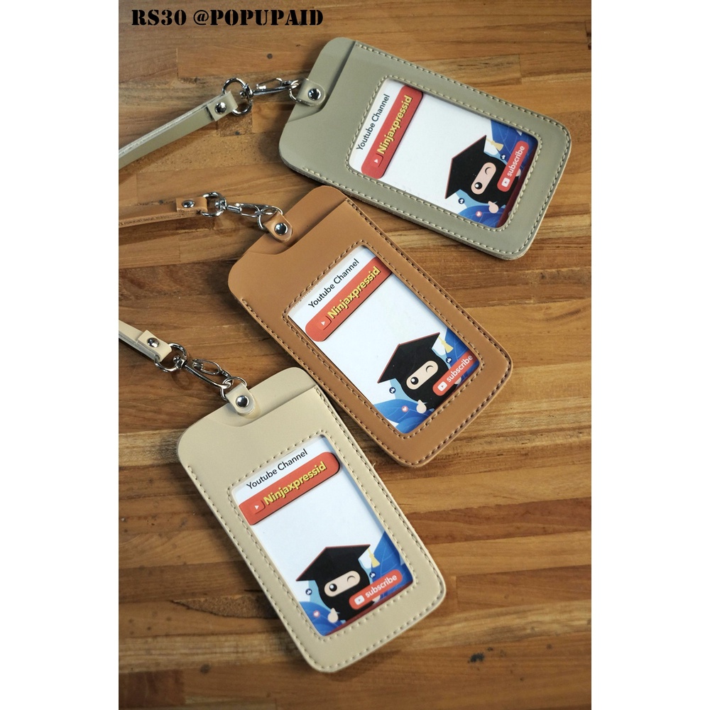 

NAME TAG KULIT / ID CARD HOLDER KULIT (RS30)