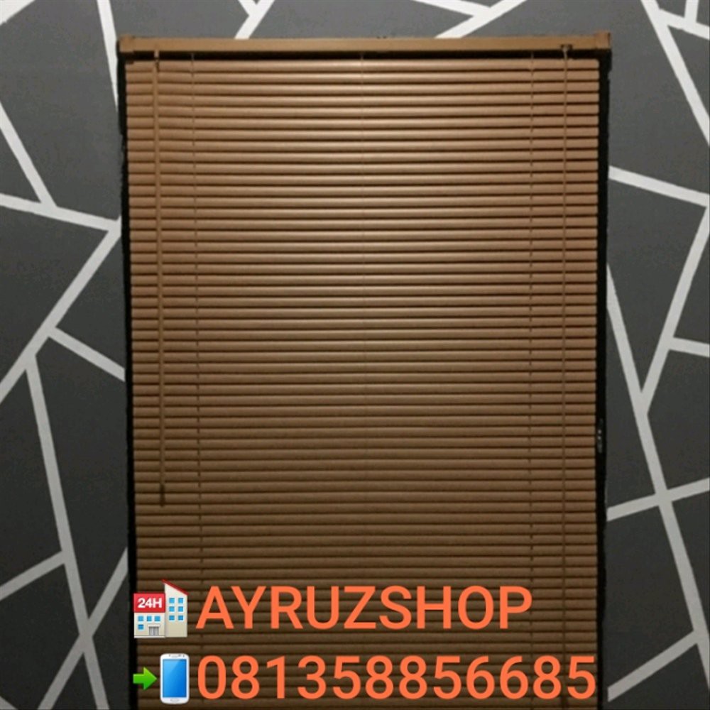 Tirai Gorden Krey Gulung Roller Blind PVC Import 90x180 Termurah