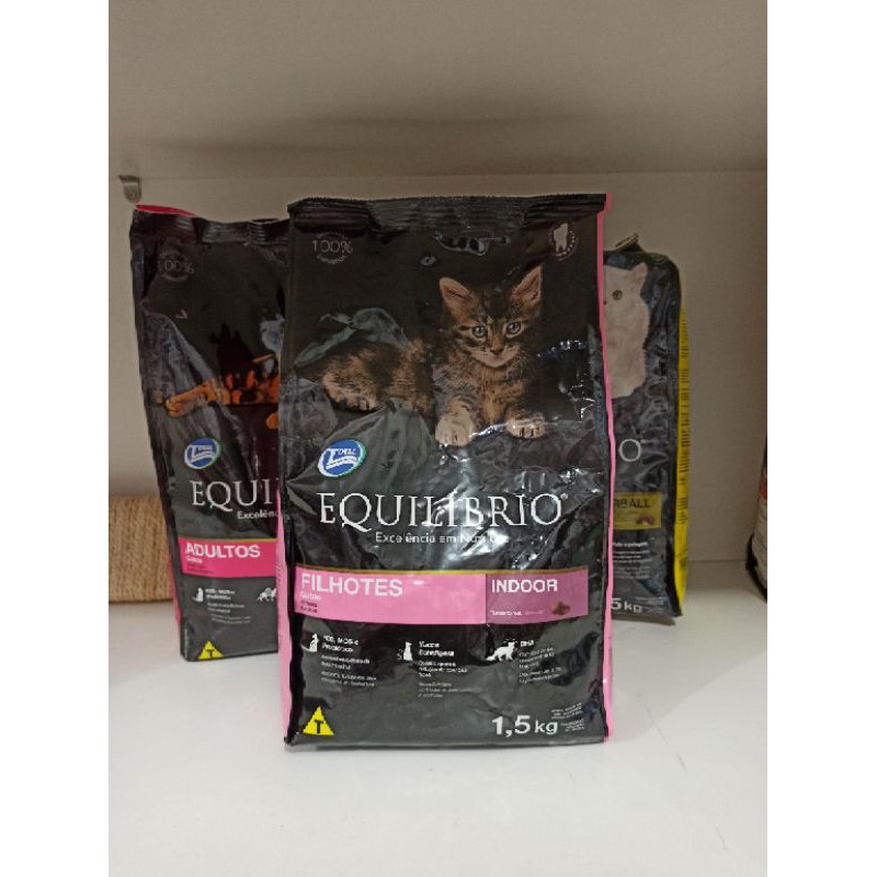 Equilibrio kitten 1,5 kg indoor makanan Kucing Equilibrio kitten