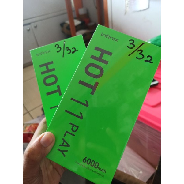 INFINIX HOT 11 PLAY RAM 3/32GB GARANSI RESMI
