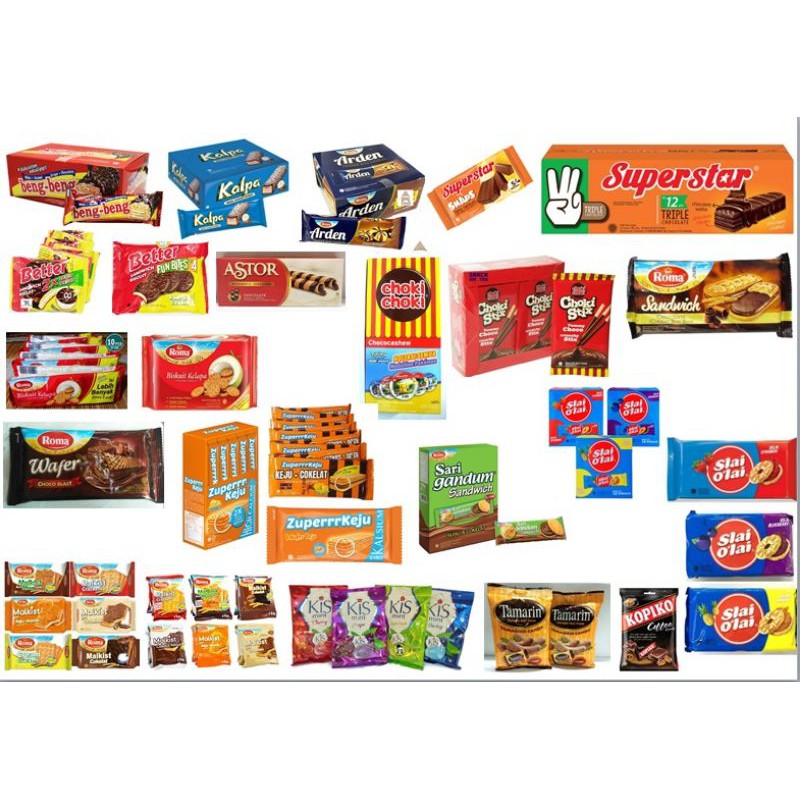 

Paket Hemat Jajanan Produk Mayora