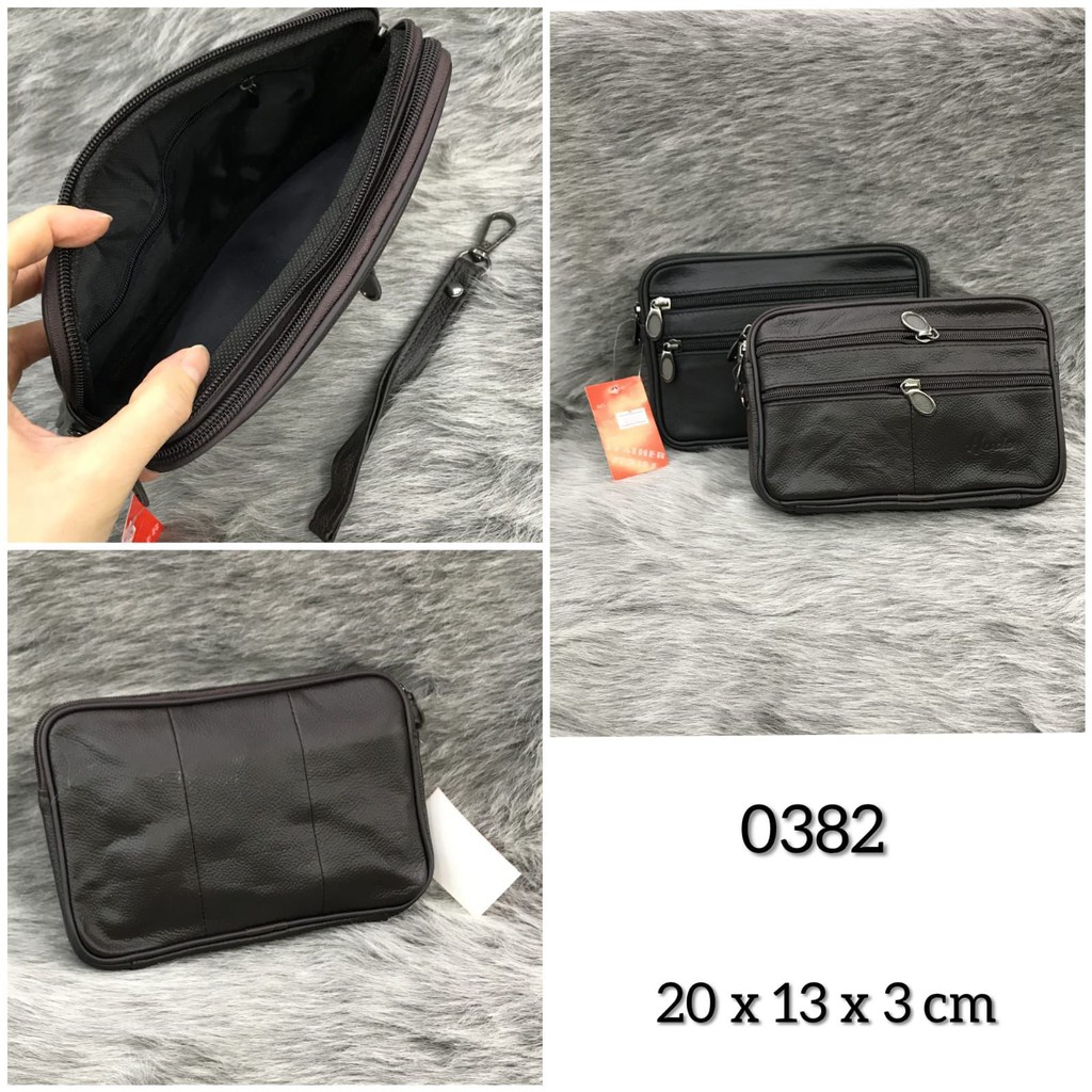 Tas Tangan Kulit ORIGINAL Import Pria MVP - HandBag Laki-laki Terbaru - Clutch Pria Import TERBARU