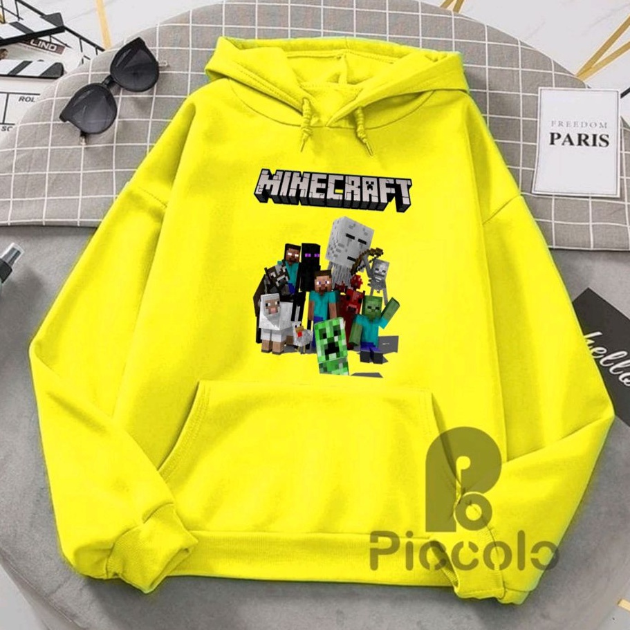 JAKET HOODIE ANAK MINECRAFT BAHAN PREMIUM