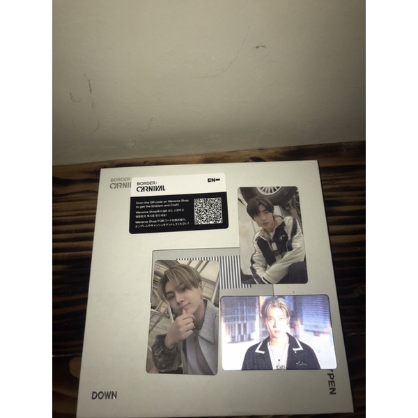 ALBUM ENHYPEN BORDER CARNIVAL VER DOWN / PC JAY / PC SUNGHOON / PC SUNOO