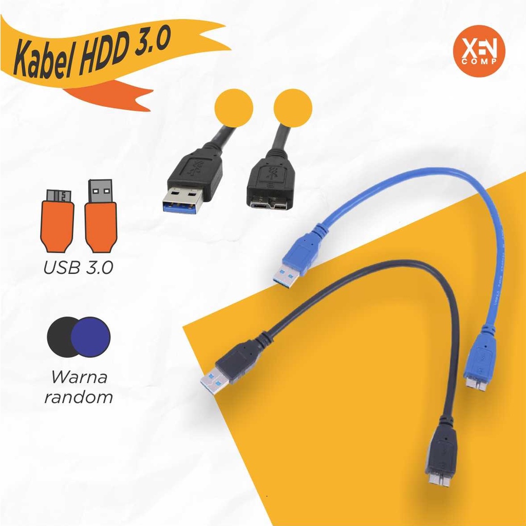 Kabel Harddisk Eksternal USB 3.0 / Kabel Data External Hardisk