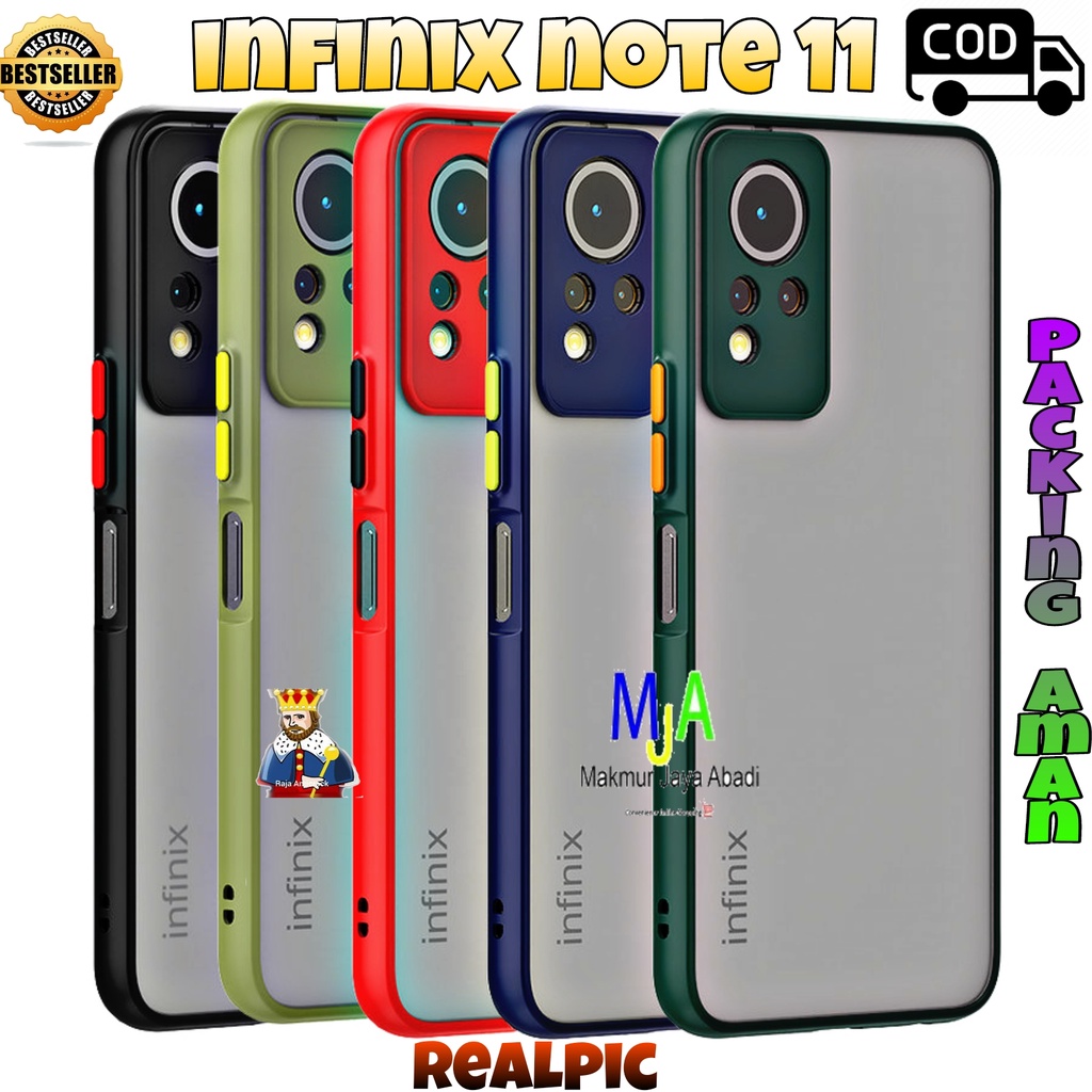 SOFTCASE INFINIX NOTE 11 - CASE MATTE FULL COLOUR MY CHOICE BUMPER CASE PELINDUNG KAMERA