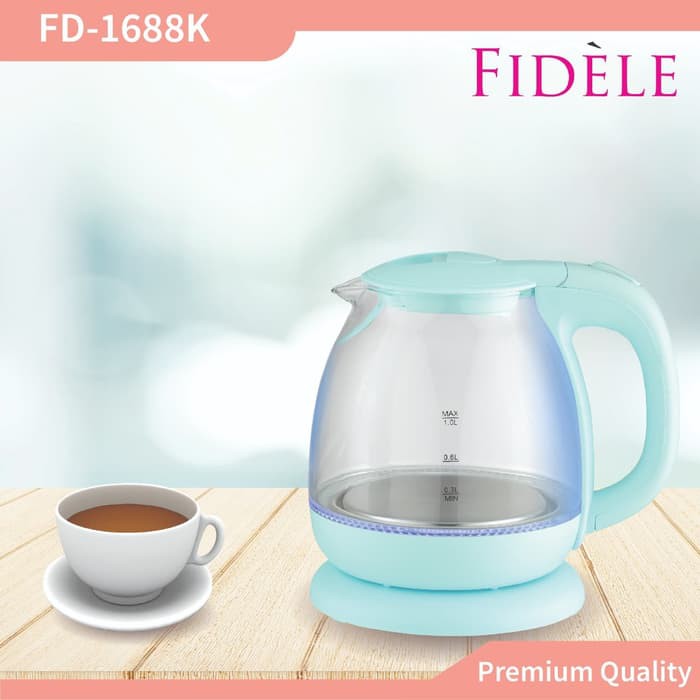 New Product Teko Listrik / Kettle Listrik Fidele High Quality FD-1688K