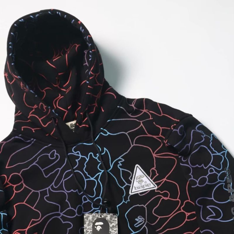 Swater Hoodie Bape Gradasi Premium Original