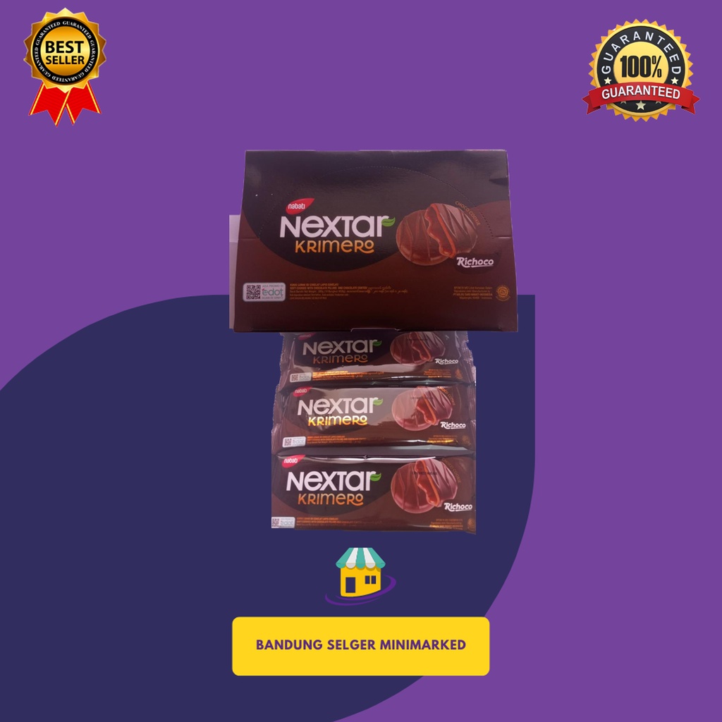 

NEXTAR KRIMER RICHOCO CHOCO COOKIE 1BOX ISI 10 PCS