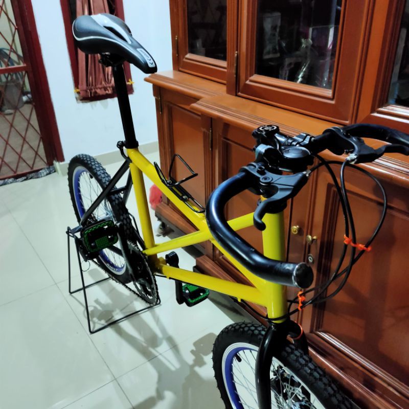 sepeda minivelo uk 20 mini velo fullbike custom tyrell OS bukan minion
