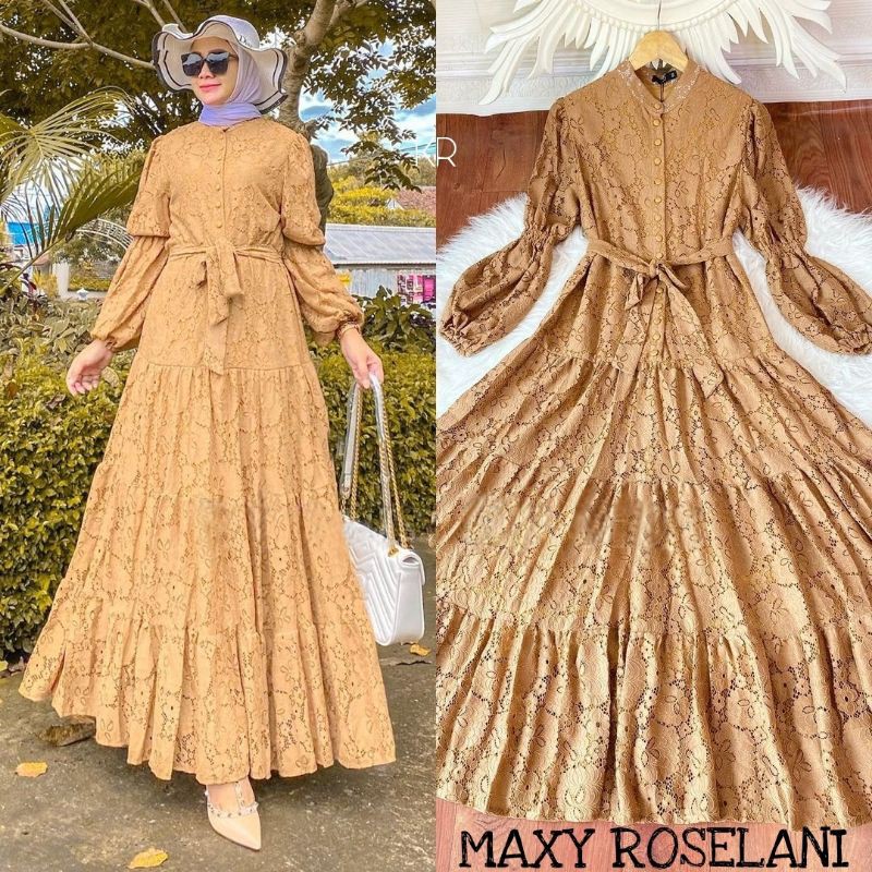 MAXY ROSELANI, BRUKAT PREMIUM, GAMIS, MUSLIM