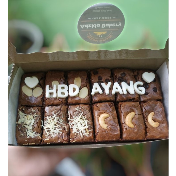 

Brownies panggang/Custom Ultah size 20x10