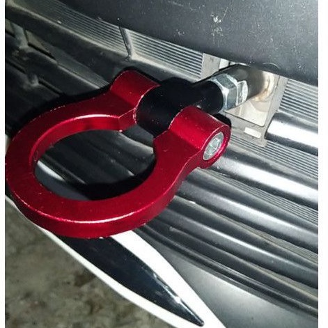 TOWING HOOK DEREK MOBIL DEPAN MOBIL TOYOTA CALYA / AGYA TIPE TRD  / DAIHATSU SIGRA AYLA GR sport MERAH BIRU SILVER hitam emas ungu TIANG PANJANG 2022