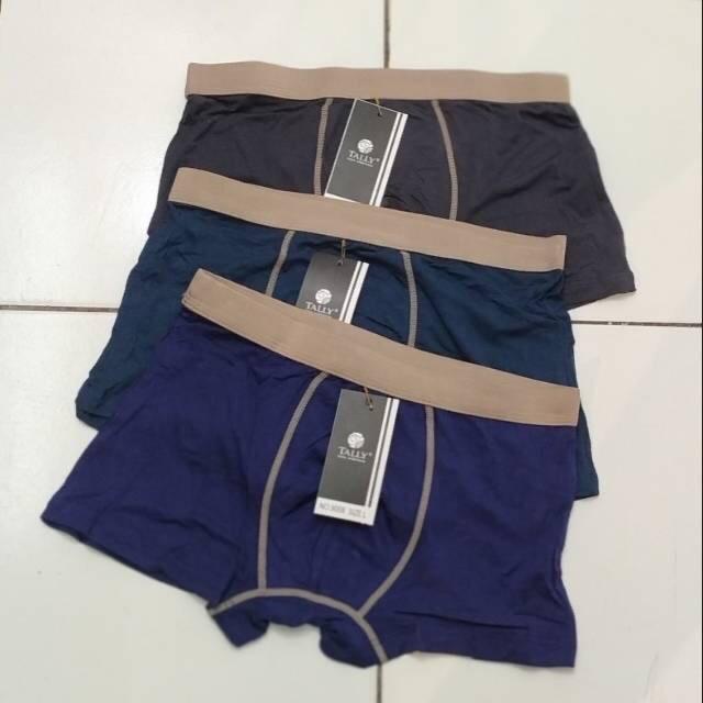 CD BOXER PRIA TALLY 9008 I SIZE M - XXXL Harga Per 1 Pc - BAHAN BAMBUU SUPER LEMBUT - BOXER PRIA DEWASA KATUN - BOXER COWOK LAKI TALLY - BOXER TALLY - ARA98STORE-