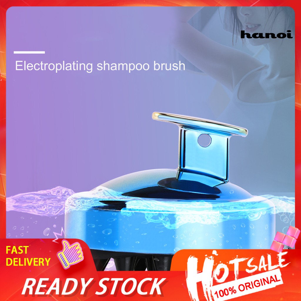 Sisir Pijat Kepala Electroplating Untuk Alat Cuci Rambut