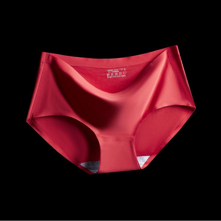 Gobra ♕ PW077 Celana Dalam Wanita Brief Seamless Packing Plastik CD Ice Silk Lembut Wanita Import