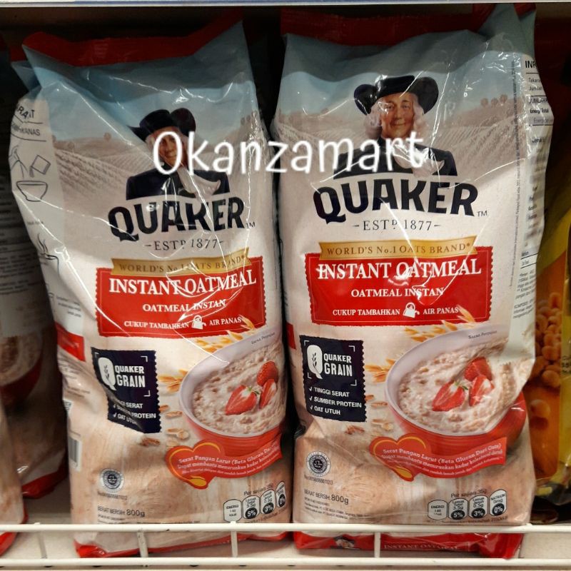 

Quaker Instan Oatmeal 800gr