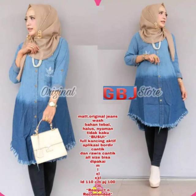 Tunik Jeans Rawis