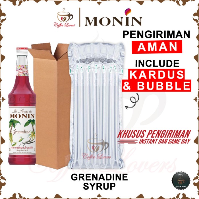 MONIN SYRUP GRENADINE SIRUP MONIN