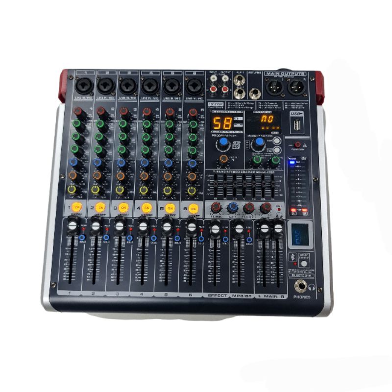 power mixer blackspider ED 6 / ED 6 usb bluetooth