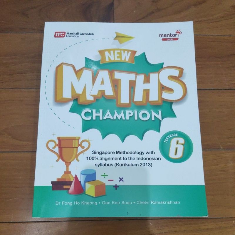 Maths Champion 6 Textbook Original Bekas 99%