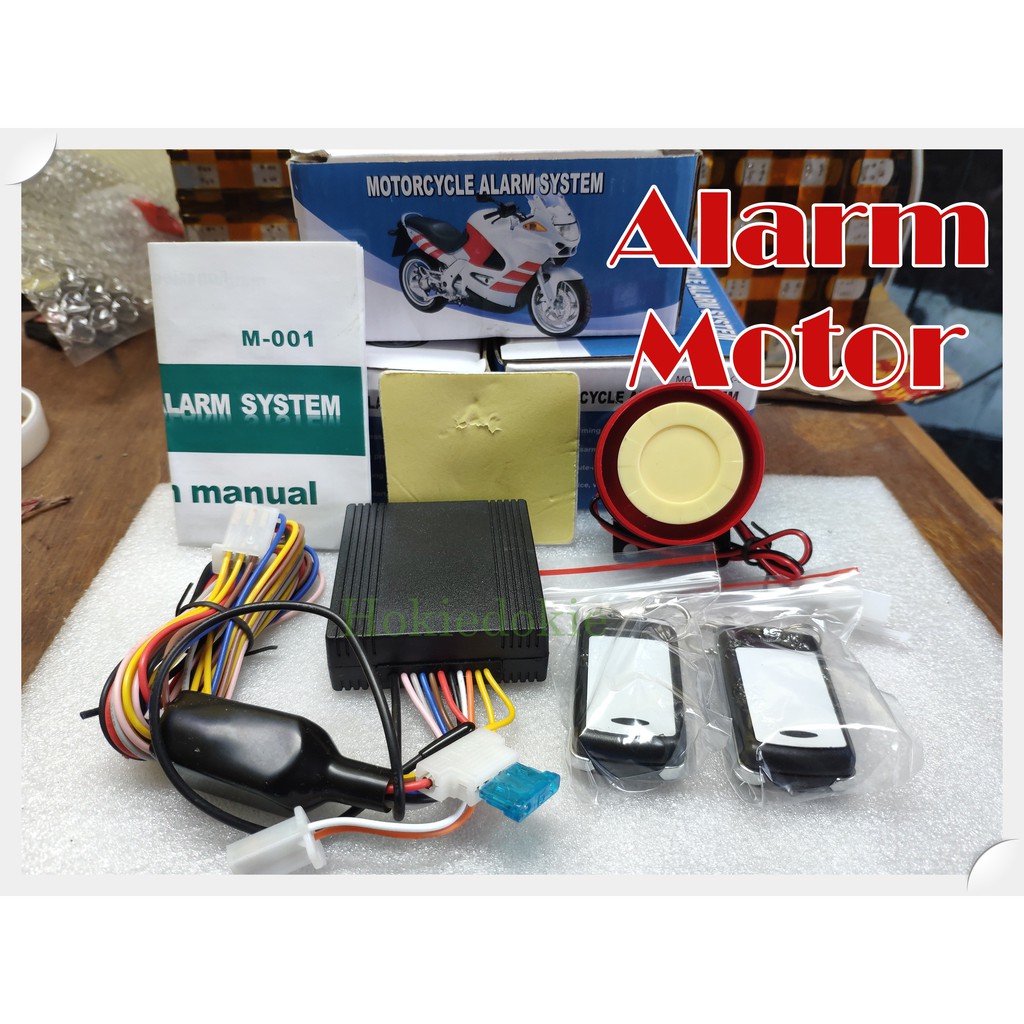 Alarm Motor HDI + remote sliding kualitas premium fitur paling lengkap