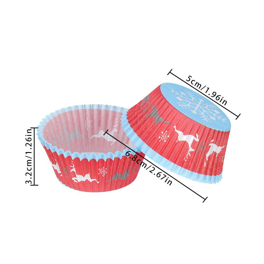 Solighter 100Pcs Pembungkus Cupcake Alat Kue Kering Rumah &amp; Dapur Liner Muffin Cases