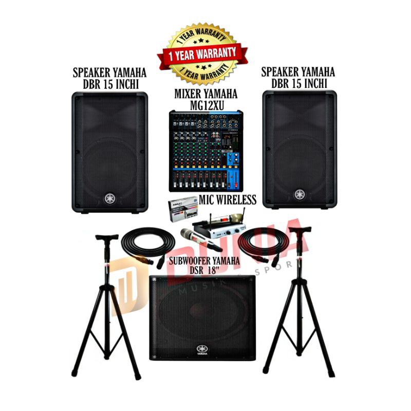 Paket SoundSystem Yamaha / Paket Meeting / Outdoor / Indoor VI