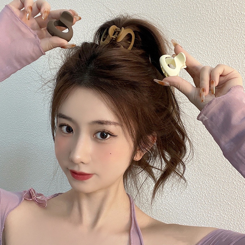 Jepit Rambut Poni Samping Model Tidak Terlihat Gaya Korea Perancis Untuk Aksesoris