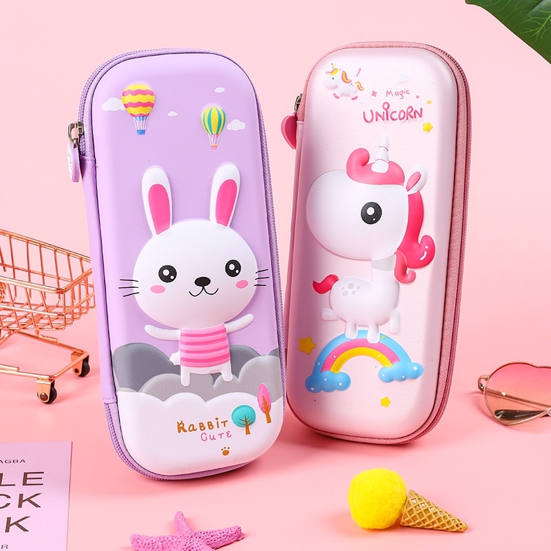 

HJK Tempat Pensil Kotak Pensil 3D Squishy Hardcase Waterproof