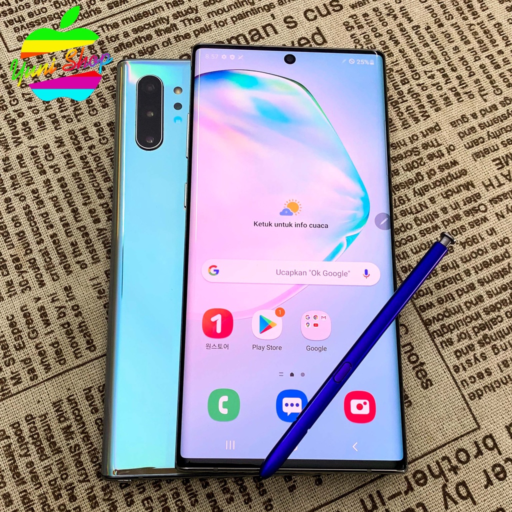 Samsung Galaxy Note 10+ 5G // Samsung Galaxy Note 10 5G 12GB / 256GB SECOND ORIGINAL garnasi imei 1th