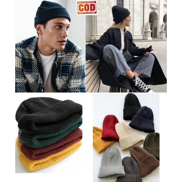 Kupluk Rajut Remaja Dewasa / Beanie Hat Rajut Short Unisex Kualitas Premium