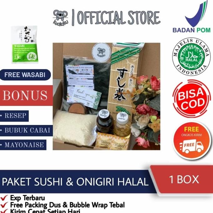 

BAYAR COD Paket Sushi Halal by Koalaku.co - SUSHI BOOM SALE Kode 324