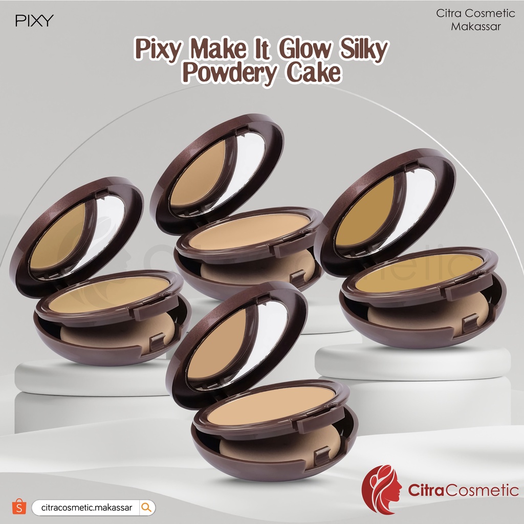 Pixy Make It Glow Silky Powdery Cake Series Beige 13G